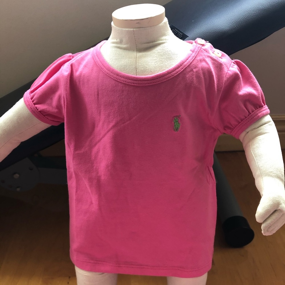 NWT polo Ralph Lauren factory 18 month pink shirt